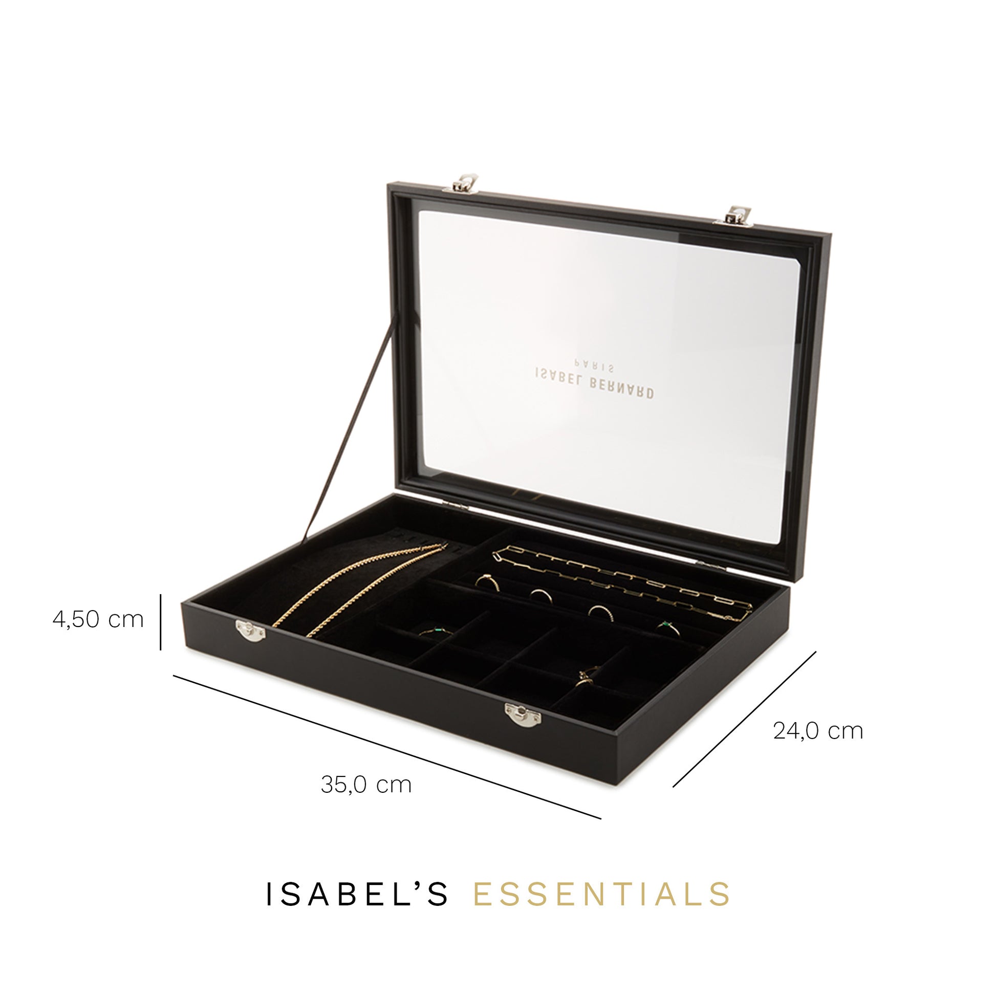 Cadeau d'Isabel black jewellery box -  - Isabel Bernard