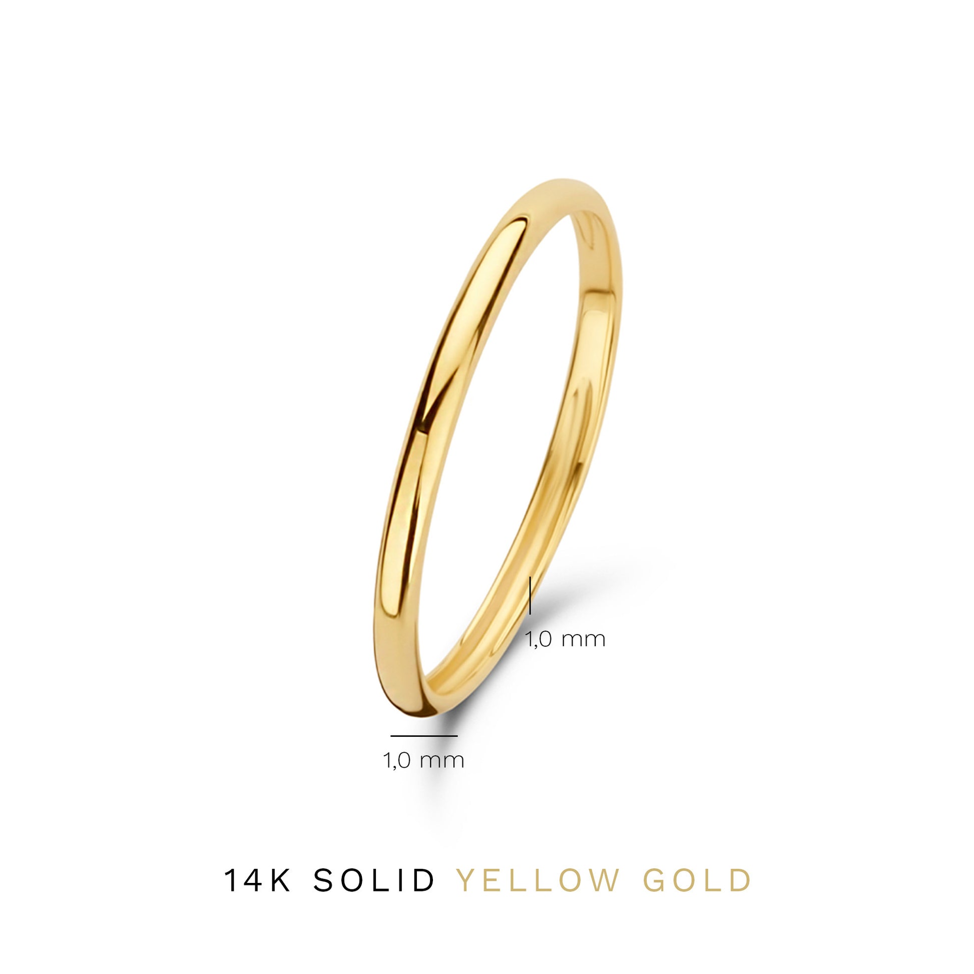 Le Marais Solene 14 karat gold stacking ring -  - Isabel Bernard