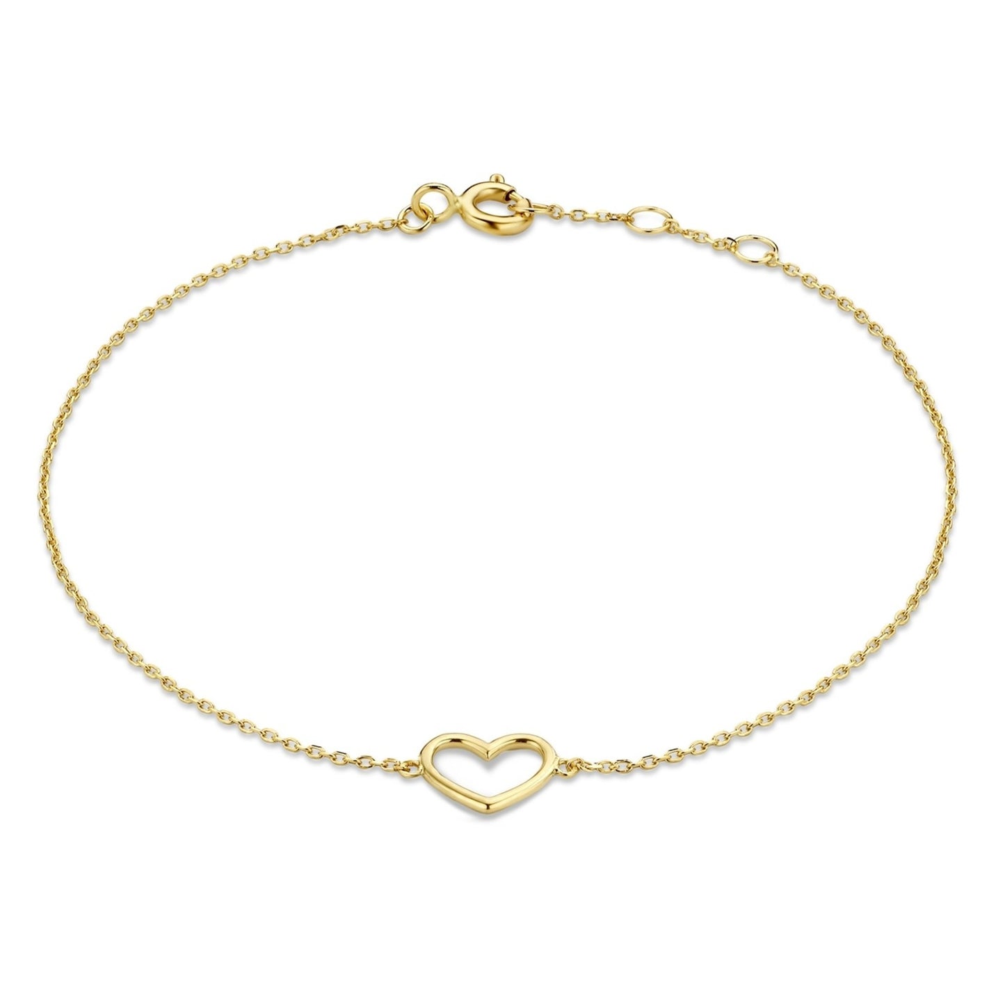 Cadeau d'Isabel 14 karat gold necklace with bracelet gift set with heart -  - Isabel Bernard