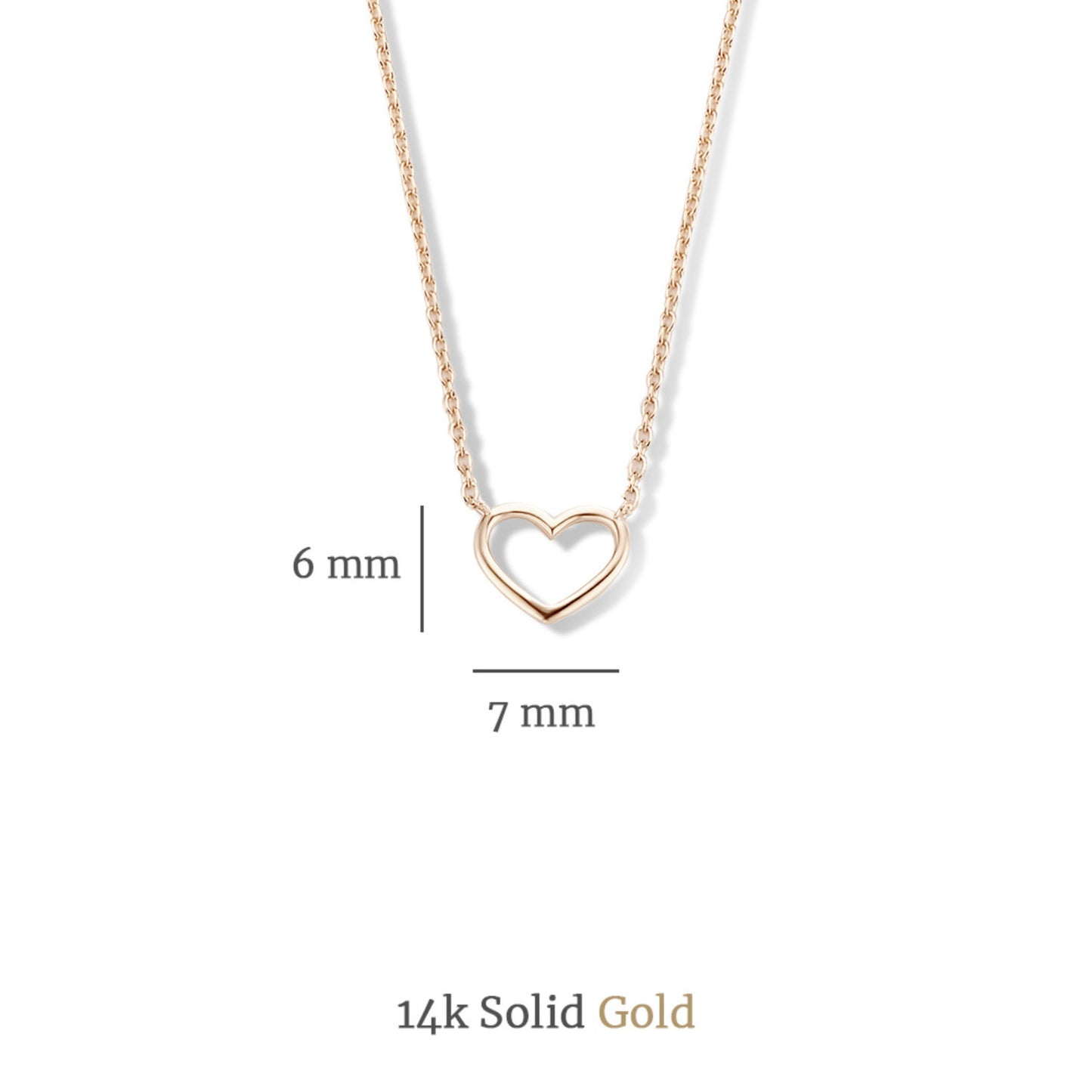 Cadeau d'Isabel 14 karat rose gold necklace with bracelet gift set with heart -  - Isabel Bernard