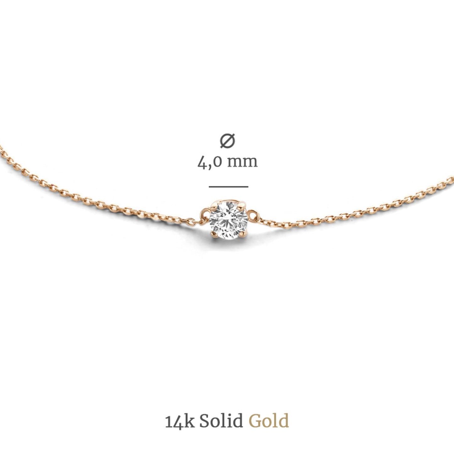 Cadeau d'Isabel 14 karat rose gold necklace and bracelet gift set -  - Isabel Bernard