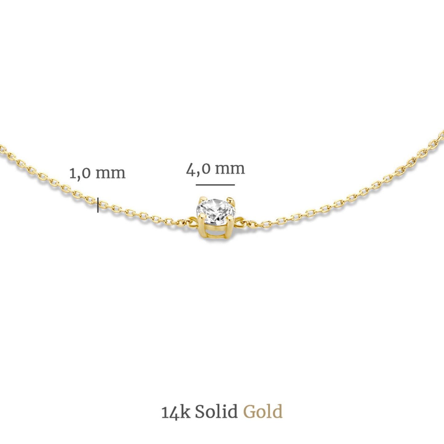 Cadeau d'Isabel 14 karat gold necklace and bracelet gift set -  - Isabel Bernard