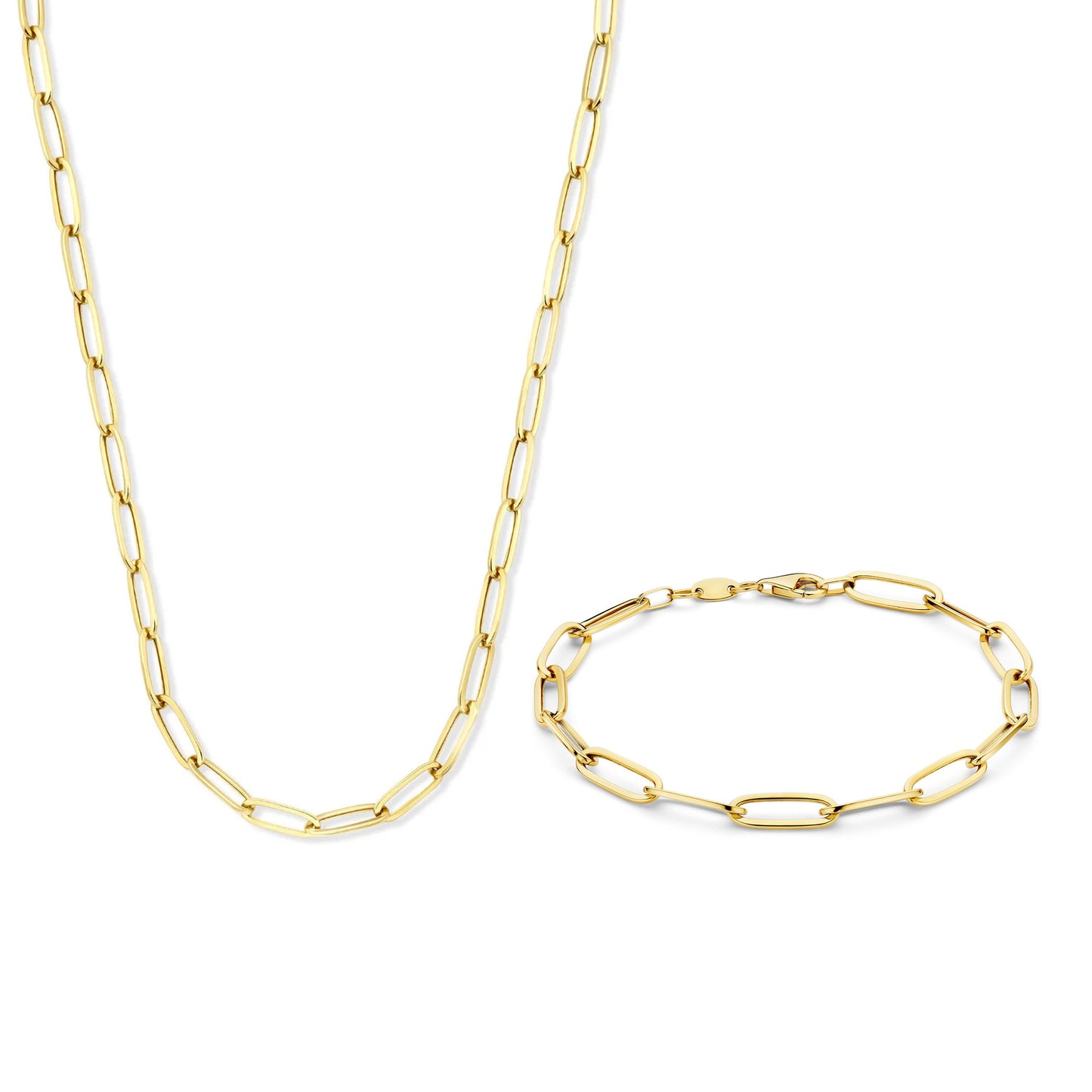 Cadeau d'Isabel 14 karat gold necklace and bracelet gift set -  - Isabel Bernard